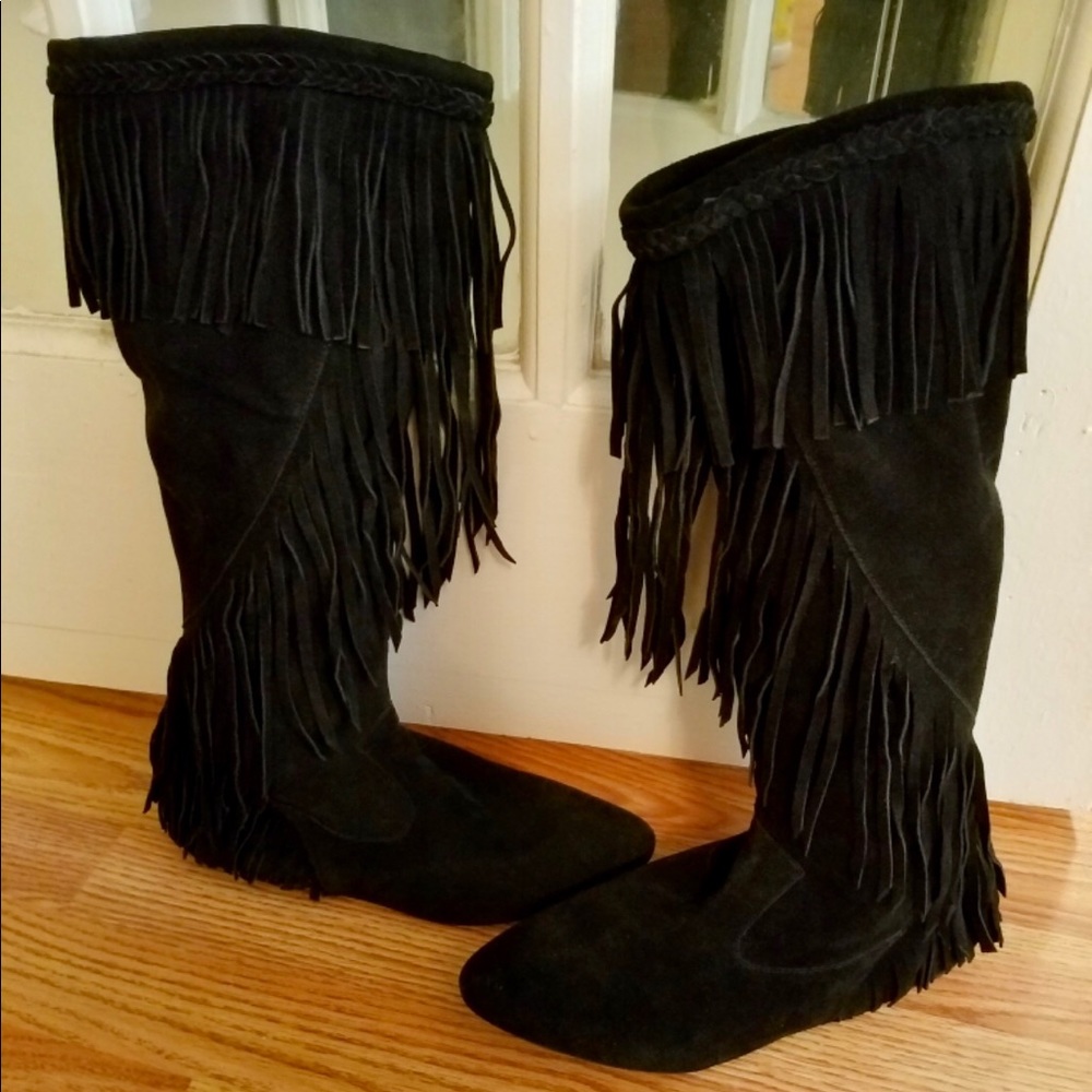 Sam edelman fringe boots